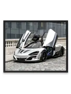 Плакат, постер Макларен, Автосалон, mclaren automotive