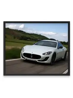 Плакат, постер Мазерати Прекрасная, maserati granturismo