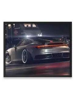 Плакат, постер porsche 911 gt3, porsche 911 gt2, Порше