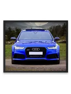 Плакат, постер Ауди RS6, авто, автомобиль, audi RS5, audi