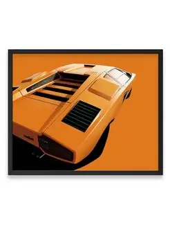 Постер,lamborghini countach, Ламборджини, авто, спорткар