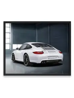 Плакат, постер Порше, porsche 911 gt3, спорткар, авто