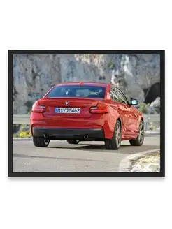 Плакат, постер авто, BMW серии 2014 купе 2, bmw