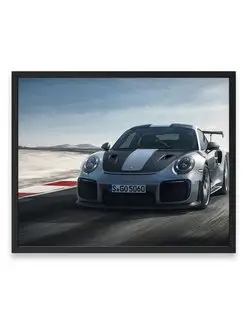 Плакат, постер porsche 911 gt2, Порше, porsche 911 gt3, авто