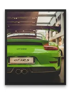 Постер,porsche 911 gt3, Порше, спорткар, авто, суперкар