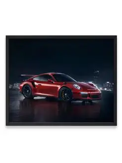 Плакат, постер porsche 911 gt2, 2018 Porsche 911