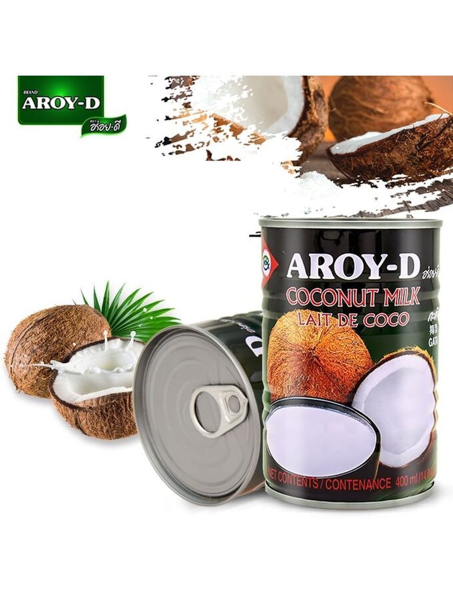 Молоко кокосовое Aroy-d 400 мл ж/б Таиланд