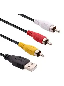 Кабель USB 2.0-3RCA(п) 1.5м