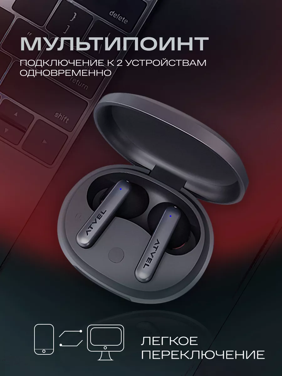 Беспроводные наушники atvel tune s5 pro