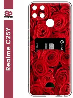 Чехол с картхолдером для Realme C25Y