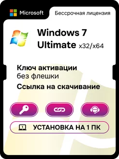 Windows 7 Ultimate лицензия ключ активации