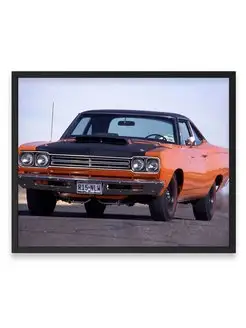 Плакат, постер Plymouth Roadrunner 1969