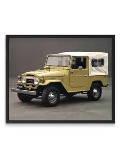 Плакат, постер Toyota Land Cruiser