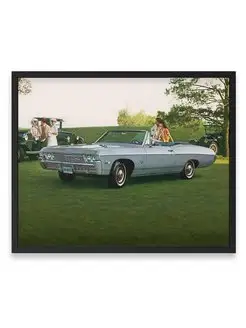 Плакат, постер Chevrolet Impala Convertible