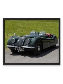 Плакат, постер Jaguar XK120 Alloy