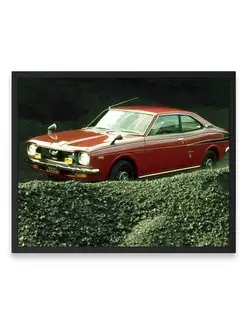 Плакат, постер Subaru Leone Coupe