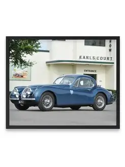 Плакат, постер Jaguar XK120 Coupe