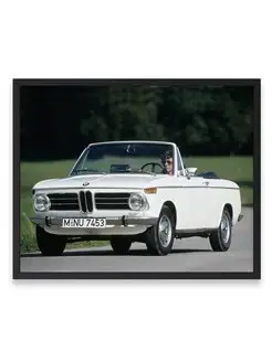 Плакат, постер BMW 1600-2 Cabriolet