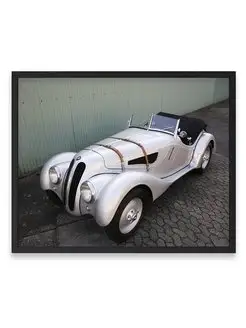 Плакат, постер BMW 328 Roadster