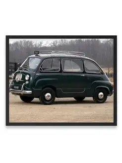 Плакат, постер Fiat 600 Multipla