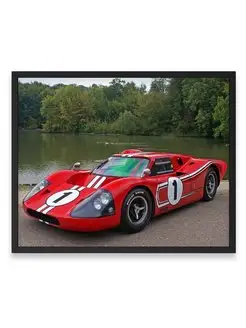 Плакат, постер Ford GT40 (MkIV)