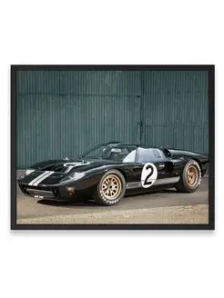 Плакат, постер Ford GT40 Le