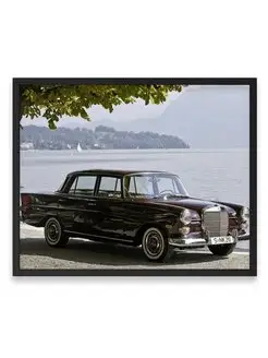 Плакат, постер Mercedes-Benz 200D (W110)