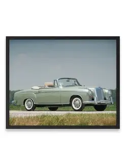 Плакат, постер Mercedes-Benz 220SE Cabrio