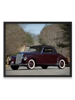 Плакат, постер Mercedes-Benz 220 Cabriolet