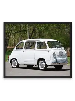 Плакат, постер Fiat 600 D