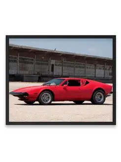 Плакат, постер De Tomaso Pantera