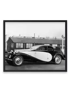 Плакат, постер Bugatti Type 50