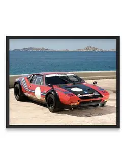 Плакат, постер De Tomaso Pantera