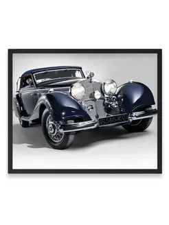 Плакат, постер Mercedes-Benz 540K Cabriolet