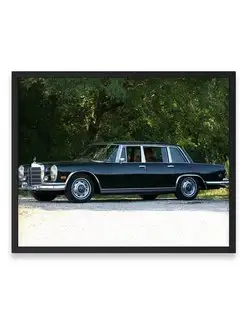 Плакат, постер Mercedes-Benz 600 (W100)