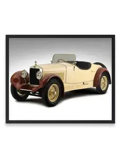 Плакат, постер Delage DMS Roadster