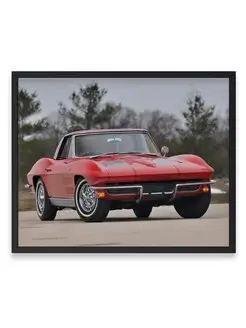 Плакат, постер Corvette Sting Ray