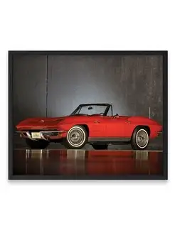 Плакат, постер Corvette Sting Ray