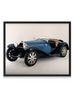 Плакат, постер Bugatti Type 55