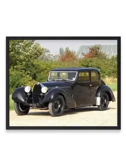 Плакат, постер Bugatti Type 57