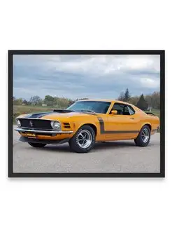 Плакат, постер Mustang Boss 302