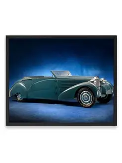 Плакат, постер Bugatti Type 57