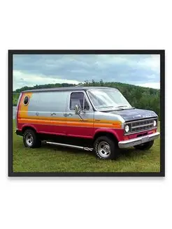 Плакат, постер Ford Econoline Custom