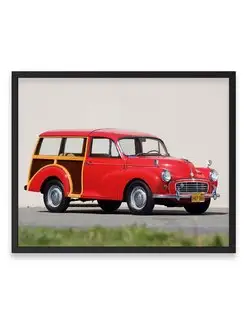 Плакат, постер Morris Minor Traveller