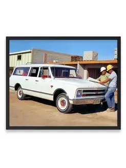 Плакат, постер Chevrolet Suburban 1967-68