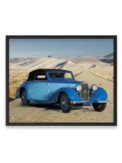 Плакат, постер Bugatti Type 57