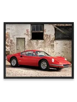 Плакат, постер Ferrari Dino 246