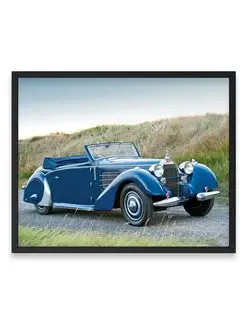 Плакат, постер Bugatti Type 57