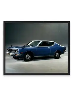 Плакат, постер Datsun Bluebird U