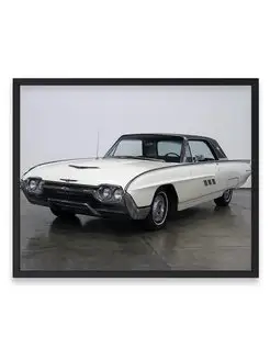 Плакат, постер Ford Thunderbird 1963